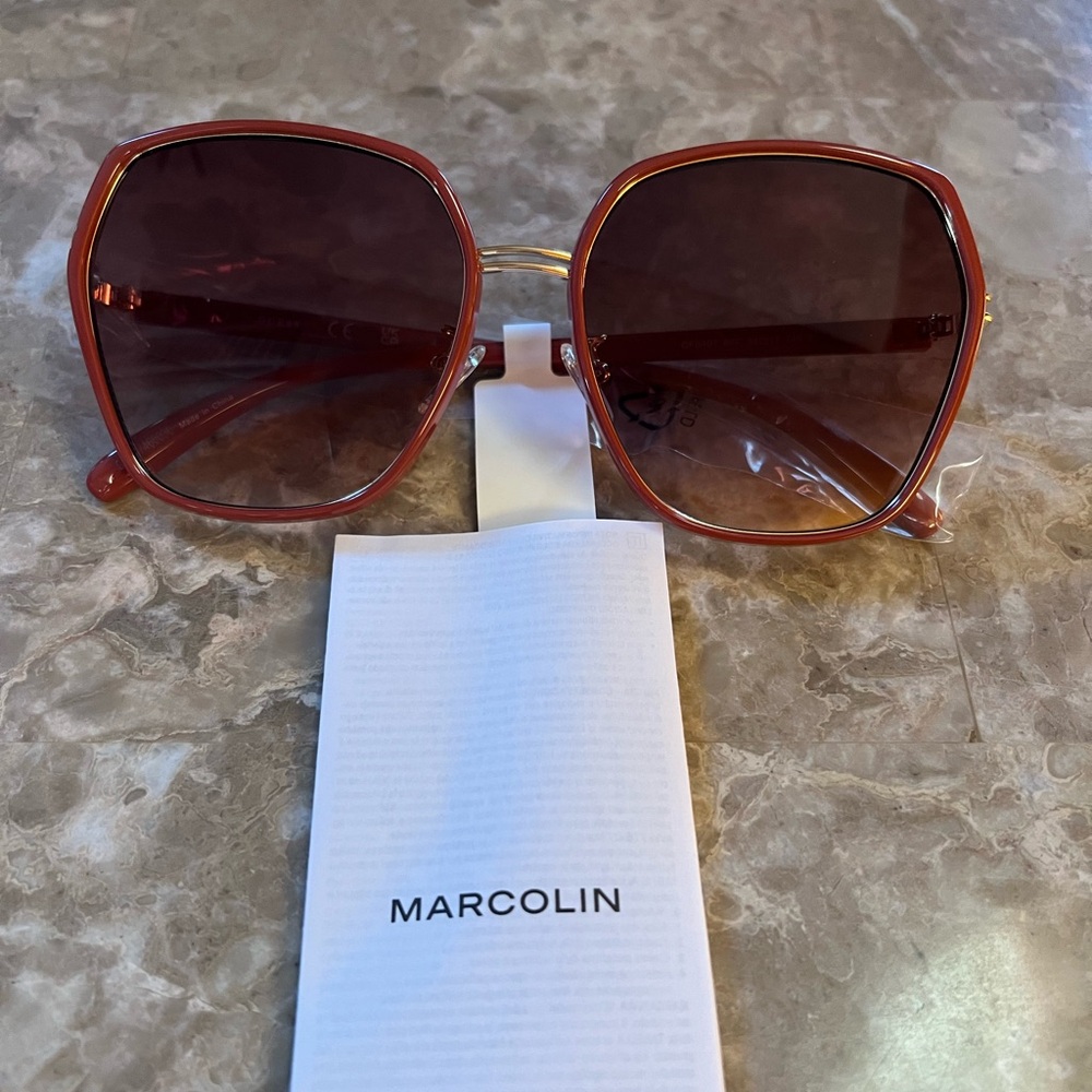 Guess Oversized Women Sunglasses in Brown Gradient Mauve colored‎ frames